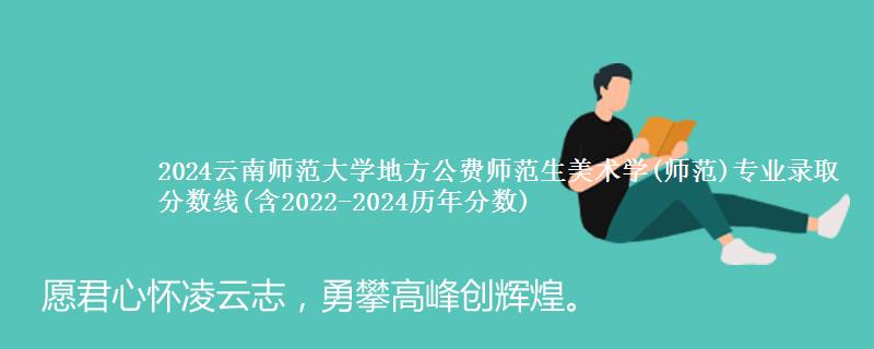 2024云南师范大学地方公费师范生美术学(师范)专业录取分数线(含2022-2024历年分数)