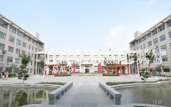 2025哈尔滨工业大学(威海)高校专项在贵州录取分数最低多少分 历年最低分511