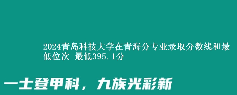 2024青岛科技大学在青海分专业录取分数线和最低位次 最低395.1分