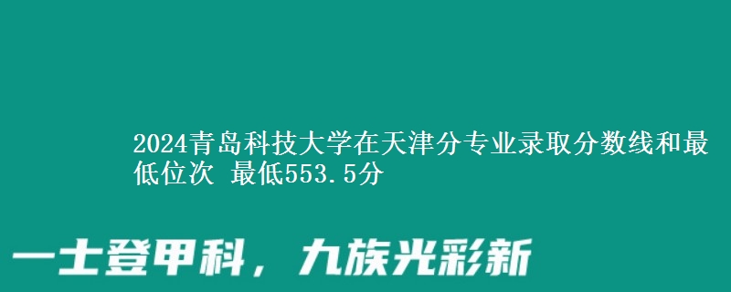 2024青岛科技大学在天津分专业录取分数线和最低位次 最低553.5分