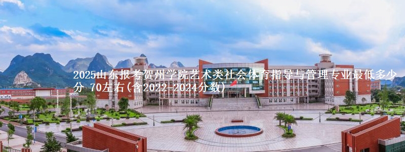 2025山东报考贺州学院艺术类社会体育指导与管理专业最低多少分 70左右(含2022-2024分数)