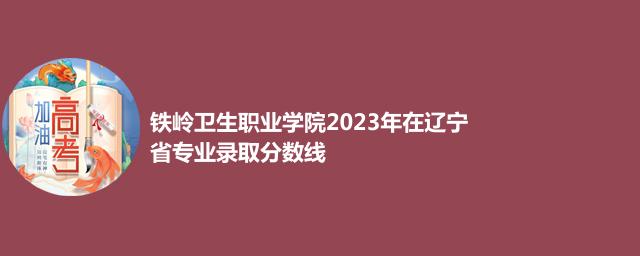 铁岭卫生职业学院2023年在辽宁省专业录取分数线