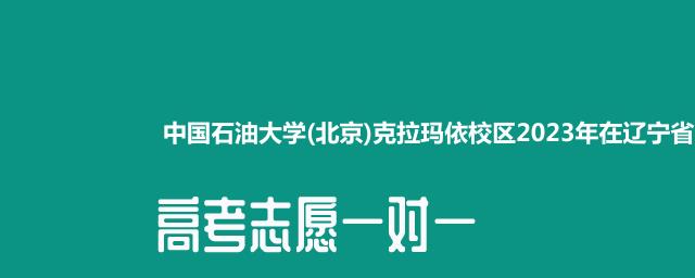 中国石油大学(北京)克拉玛依校区2023年在辽宁省专业录取分数线
