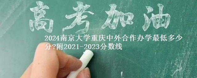 2024南京大学重庆中外合作办学最低多少分?附2021-2023分数线